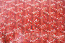 Load image into Gallery viewer, 新品同様 GOYARD ゴヤール サンルイPM バッグ トートバッグ STLCROPMLTY02CL02P PVC レザー レッド シルバー金具 中古 4b013407