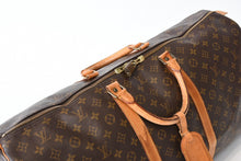 Load image into Gallery viewer, LOUIS VUITTON ルイヴィトン キーポル60 ボストンバッグ M41422 モノグラム PVC レザー ブラウン 美品 中古 4b013227