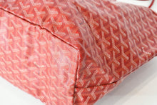 Load image into Gallery viewer, 新品同様 GOYARD ゴヤール サンルイPM バッグ トートバッグ STLCROPMLTY02CL02P PVC レザー レッド シルバー金具 中古 4b013407