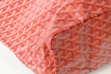 Load image into Gallery viewer, 新品同様 GOYARD ゴヤール サンルイPM バッグ トートバッグ STLCROPMLTY02CL02P PVC レザー レッド シルバー金具 中古 4b013407