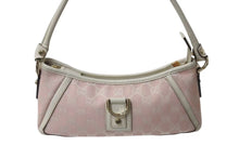 Load image into Gallery viewer, GUCCI グッチ GG柄 アビー ワンショルダーバッグ ピンク キャンバス レザー 130939 ゴールド金具 ロゴ 美品 中古 4b000141