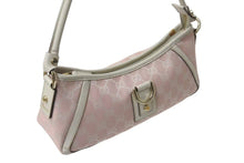 Load image into Gallery viewer, GUCCI グッチ GG柄 アビー ワンショルダーバッグ ピンク キャンバス レザー 130939 ゴールド金具 ロゴ 美品 中古 4b000141
