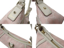 Load image into Gallery viewer, GUCCI グッチ GG柄 アビー ワンショルダーバッグ ピンク キャンバス レザー 130939 ゴールド金具 ロゴ 美品 中古 4b000141