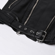 画像をギャラリービューアに読み込む, BALMAIN バルマン ライダースジャケット S5HC264C882 サイズ46 ラムスキン シルバー金具 ブラック 美品 中古 4b014182