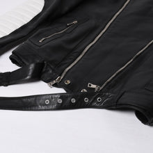 画像をギャラリービューアに読み込む, BALMAIN バルマン ライダースジャケット S5HC264C882 サイズ46 ラムスキン シルバー金具 ブラック 美品 中古 4b014182