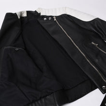 画像をギャラリービューアに読み込む, BALMAIN バルマン ライダースジャケット S5HC264C882 サイズ46 ラムスキン シルバー金具 ブラック 美品 中古 4b014182