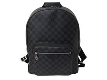 画像をギャラリービューアに読み込む, 極美品 LOUIS VUITTON ルイヴィトン グラフィット ジョッシュ リュック バックパック ブラック N40365 シルバー金具 中古 4b000145