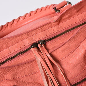 BALENCIAGA Giant City Balenciaga Giant City 2WAY bag 281770 Leather Pink Gold hardware Good condition Used 4a000149