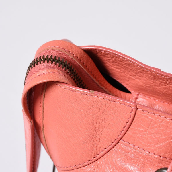 BALENCIAGA Giant City Balenciaga Giant City 2WAY bag 281770 Leather Pink Gold hardware Good condition Used 4a000149