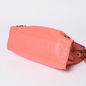 BALENCIAGA Giant City Balenciaga Giant City 2WAY bag 281770 Leather Pink Gold hardware Good condition Used 4a000149