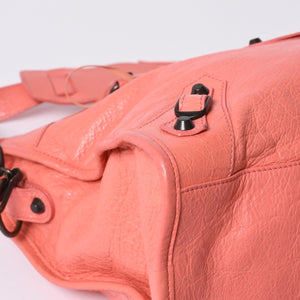 BALENCIAGA Giant City Balenciaga Giant City 2WAY bag 281770 Leather Pink Gold hardware Good condition Used 4a000149