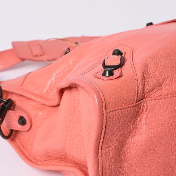 BALENCIAGA Giant City Balenciaga Giant City 2WAY bag 281770 Leather Pink Gold hardware Good condition Used 4a000149