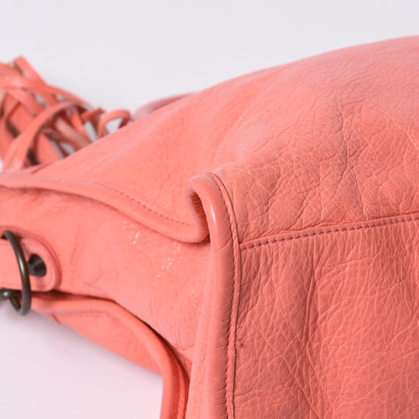 BALENCIAGA Giant City Balenciaga Giant City 2WAY bag 281770 Leather Pink Gold hardware Good condition Used 4a000149
