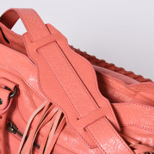 BALENCIAGA Giant City Balenciaga Giant City 2WAY bag 281770 Leather Pink Gold hardware Good condition Used 4a000149