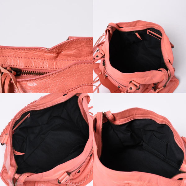BALENCIAGA Giant City Balenciaga Giant City 2WAY bag 281770 Leather Pink Gold hardware Good condition Used 4a000149