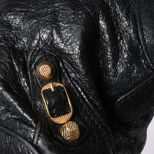 Load image into Gallery viewer, BALENCIAGA バレンシアガ クラシック ボーリングバッグ 2WAY ショルダーバッグ 390154 ネイビー ゴールド金具 美品 中古 4a000041
