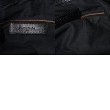 Load image into Gallery viewer, BALENCIAGA バレンシアガ クラシック ボーリングバッグ 2WAY ショルダーバッグ 390154 ネイビー ゴールド金具 美品 中古 4a000041
