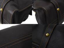 Load image into Gallery viewer, MIUMIU ミュウミュウ サイドリボン ハンドバッグ トートバッグ ブラウン レザー ゴールド金具 美品 中古 4b000150