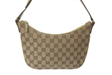 Load image into Gallery viewer, GUCCI グッチ ワンショルダーバッグ ハンドバッグ 32160 2684 GGキャンバス レザー ベージュ ゴールド金具 美品 中古 4b000153