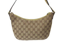 Load image into Gallery viewer, GUCCI グッチ ワンショルダーバッグ ハンドバッグ 32160 2684 GGキャンバス レザー ベージュ ゴールド金具 美品 中古 4b000153