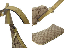 Load image into Gallery viewer, GUCCI グッチ ワンショルダーバッグ ハンドバッグ 32160 2684 GGキャンバス レザー ベージュ ゴールド金具 美品 中古 4b000153