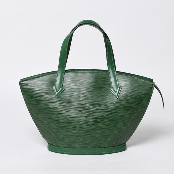 Very good condition LOUIS VUITTON Saint-Jacques tote bag M52264 Epi leather green gold hardware used 4a000157