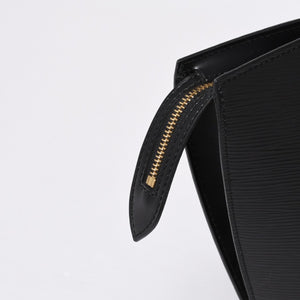Very Good Condition LOUIS VUITTON Handbag Saint-Jacques Epi Leather Noir Black M52273 Used 4a000156