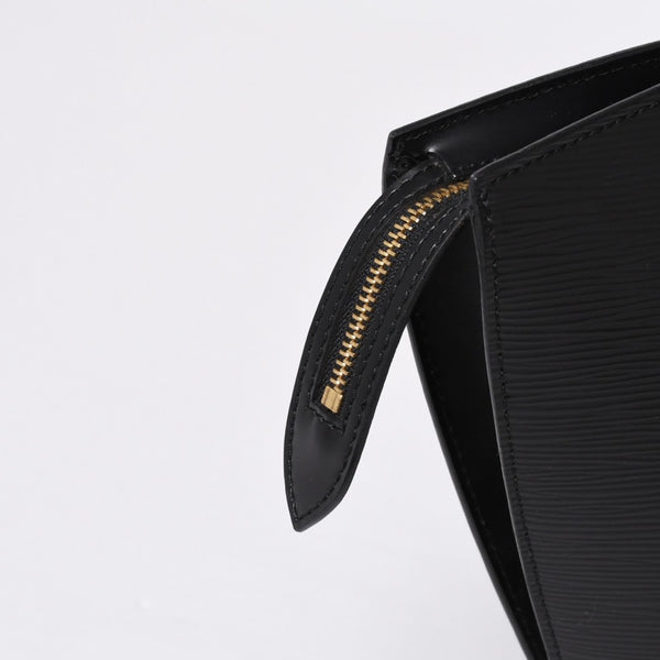 Very Good Condition LOUIS VUITTON Handbag Saint-Jacques Epi Leather Noir Black M52273 Used 4a000156