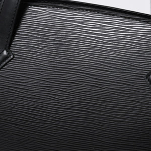 Very Good Condition LOUIS VUITTON Handbag Saint-Jacques Epi Leather Noir Black M52273 Used 4a000156