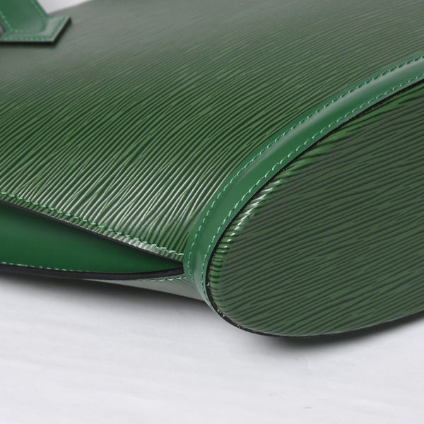Very good condition LOUIS VUITTON Saint-Jacques tote bag M52264 Epi leather green gold hardware used 4a000157