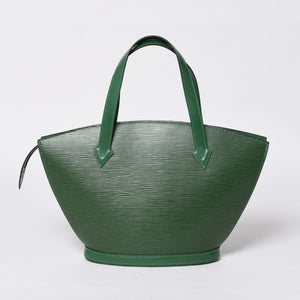 Very good condition LOUIS VUITTON Saint-Jacques tote bag M52264 Epi leather green gold hardware used 4a000157