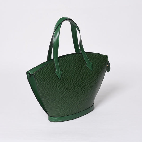 Very good condition LOUIS VUITTON Saint-Jacques tote bag M52264 Epi leather green gold hardware used 4a000157