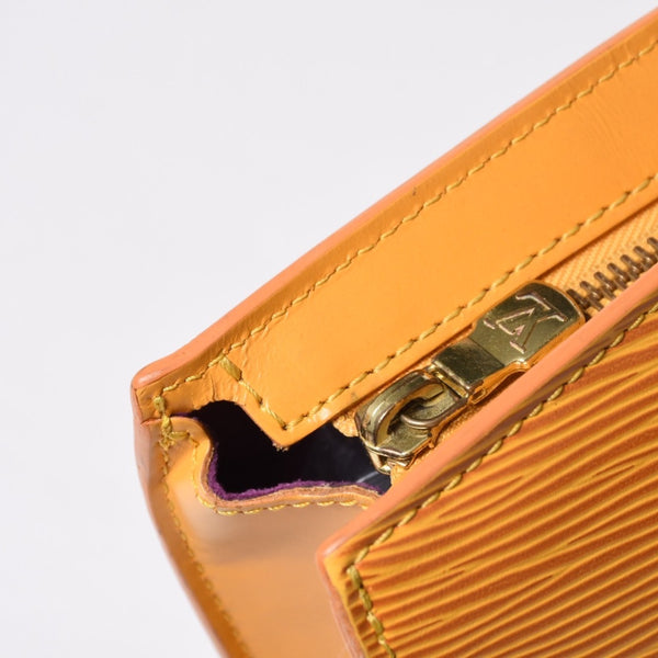 Very good condition LOUIS VUITTON Saint-Jacques PM handbag M52279 Epi leather yellow gold hardware used 4a000154