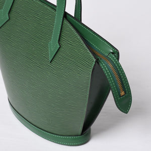 Very good condition LOUIS VUITTON Saint-Jacques tote bag M52264 Epi leather green gold hardware used 4a000157