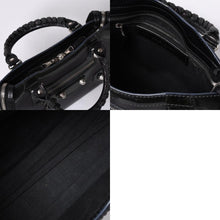 Load image into Gallery viewer, 極美品 BALENCIAGA バレンシアガ ジャイアントミニシティ ハンドバッグ ショルダーバッグ 2wayブラック 509544 シルバー金具 中古 4a000045