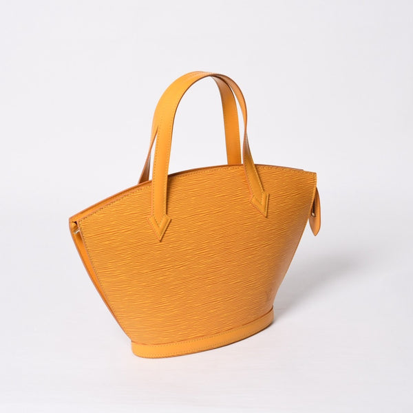 Very good condition LOUIS VUITTON Saint-Jacques PM handbag M52279 Epi leather yellow gold hardware used 4a000155