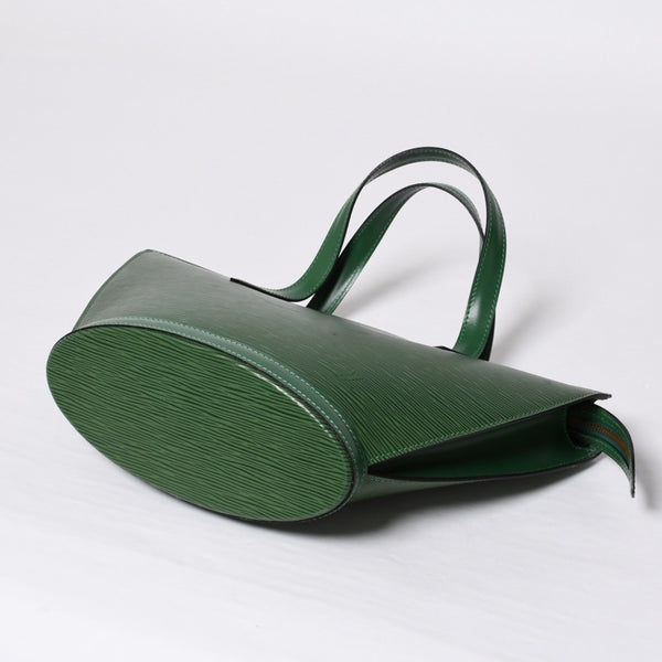 Very good condition LOUIS VUITTON Saint-Jacques tote bag M52264 Epi leather green gold hardware used 4a000157