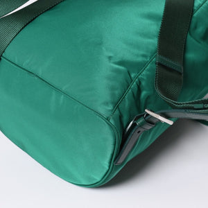 極美品 PRADA プラダ リュックサック バックパック BZ0032 グリーン ナイロン サフィアーノレザー 中古 4a000141