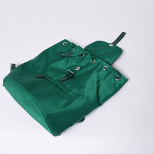 画像をギャラリービューアに読み込む, 極美品 PRADA プラダ リュックサック バックパック BZ0032 グリーン ナイロン サフィアーノレザー 中古 4a000141