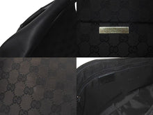 Load image into Gallery viewer, GUCCI グッチ バンブー ワンショルダーバッグ ハンドバッグ 001 3865 001553 GGキャンバス ブラック シルバー金具 美品 中古 4b000159
