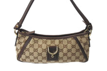 Load image into Gallery viewer, GUCCI グッチ アビー ワンショルダーバッグ ハンドバッグ 130939 2123 GGキャンバス レザー ベージュ ブラウン 美品 中古 4b000160