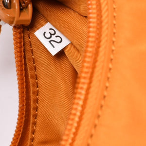 Very Good Condition PRADA Hobo One Shoulder Bag MV515 Triangle Logo Triangle Logo Plate Nylon Orange Used 4a000142