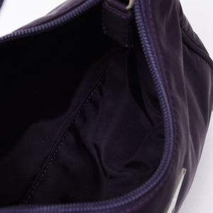Very good condition PRADA Hobo One Shoulder Bag MV515 Triangle Logo Triangle Logo Plate Nylon Purple Used 4a000164