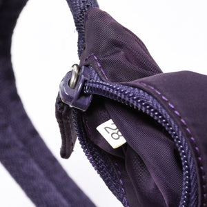 Very good condition PRADA Hobo One Shoulder Bag MV515 Triangle Logo Triangle Logo Plate Nylon Purple Used 4a000164