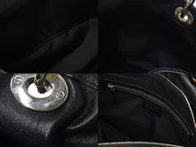 Load image into Gallery viewer, Christian Dior クリスチャンディオール グランヴィル ハンドバッグ 08-MA-0142 カナージュ ラムスキン ブラック 美品 中古 4b000163