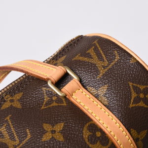 新品同様 LOUIS VUITTON ルイヴィトン ハンドバッグ ミニパピヨン19 モノグラム ブラウン M51389 ゴールド金具 中古 4a000172