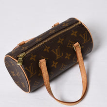 画像をギャラリービューアに読み込む, 新品同様 LOUIS VUITTON ルイヴィトン ハンドバッグ ミニパピヨン19 モノグラム ブラウン M51389 ゴールド金具 中古 4a000172