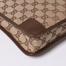 画像をギャラリービューアに読み込む, GUCCI グッチ ショルダーバッグ 001 4206 GGキャンバス レザー ブラウン ベージュ ブラウン金具 美品 中古 4a000066