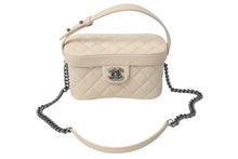 Load image into Gallery viewer, 極美品 CHANEL シャネル SAC RABAT サック ラバト チェーンショルダーバニティバッグ A68598 18番台 ココマーク ベージュ 中古 4b000172