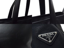 画像をギャラリービューアに読み込む, PRADA プラダ 2WAYバッグ NERO ネロ トートバッグ ショルダーバッグ VA1033 ブラック 美品 中古 4b000187